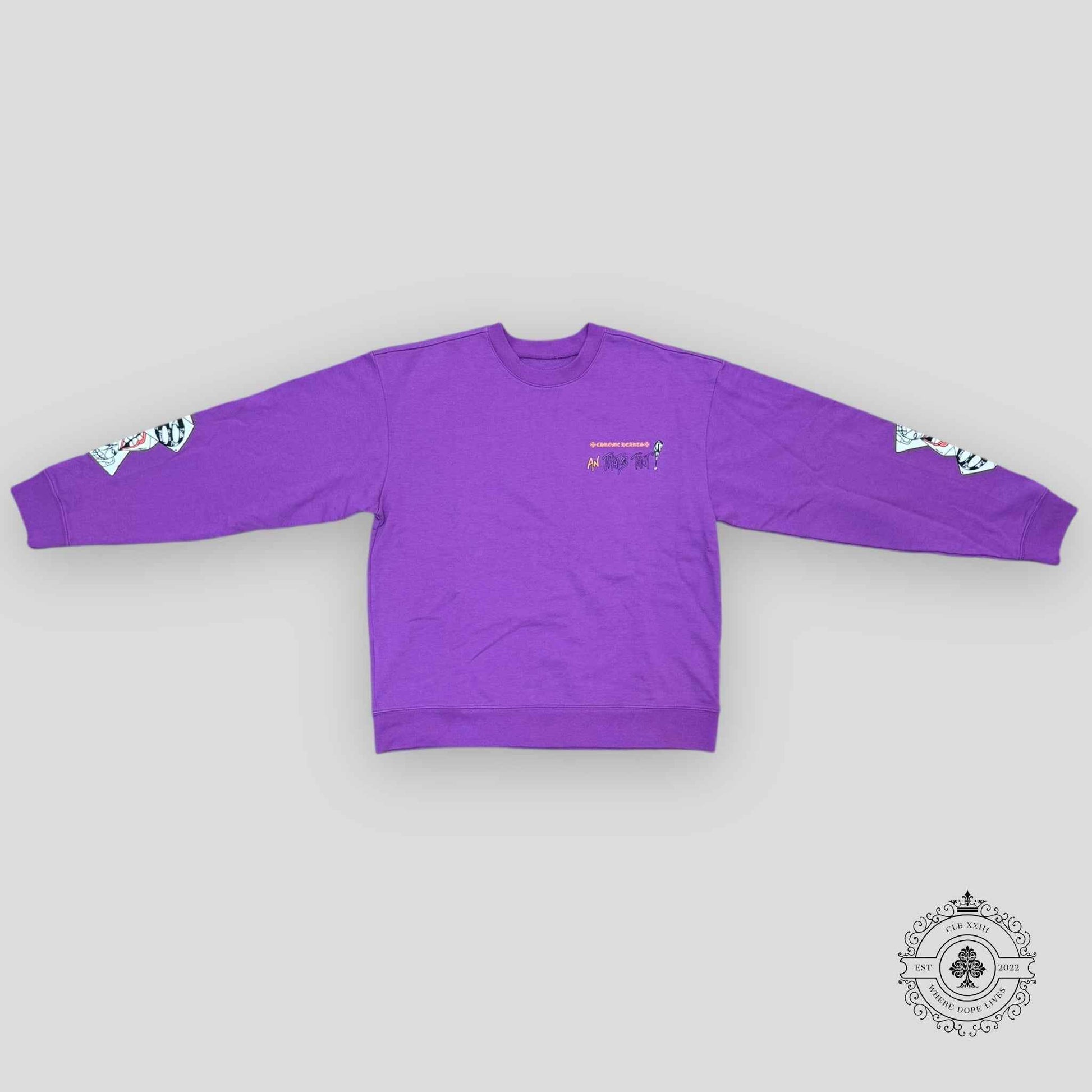 Chrome Hearts Matty Boy An That's That Crewneck in Purple