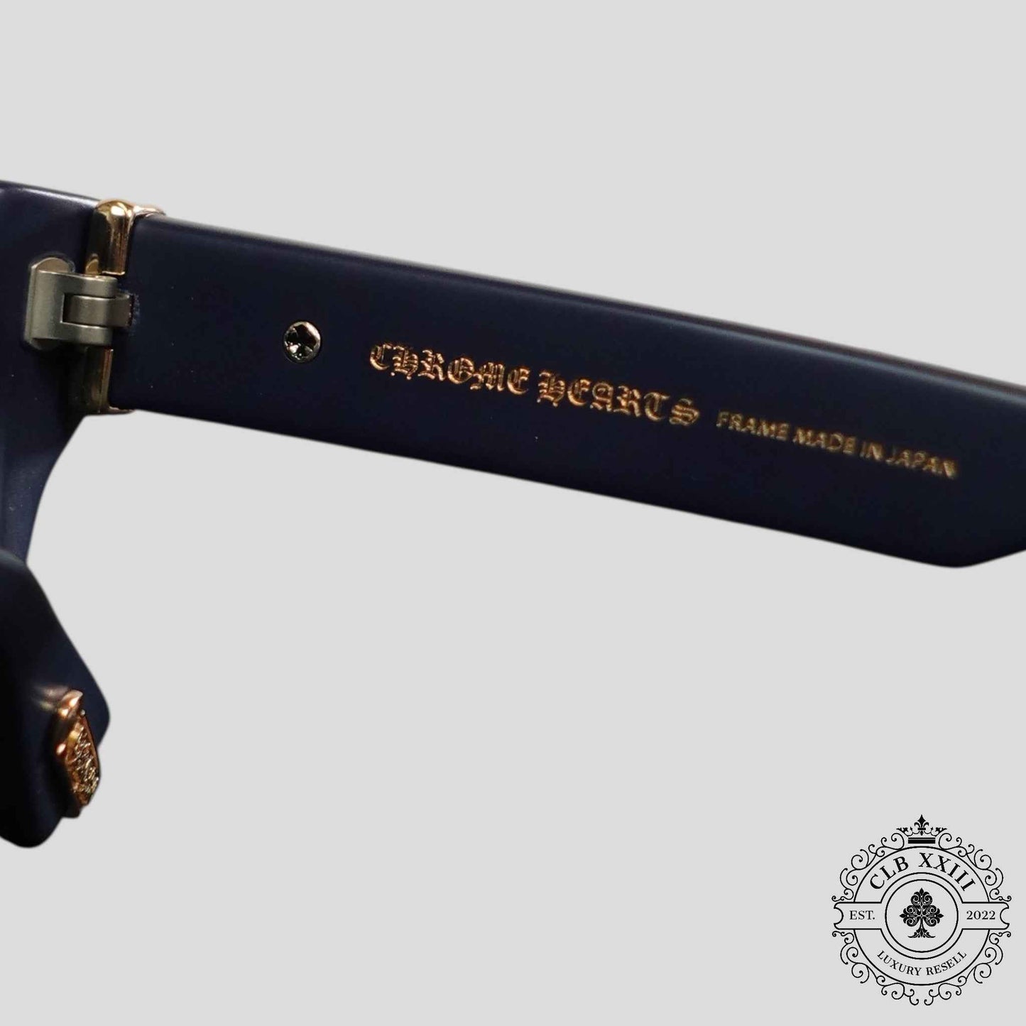 Chrome Hearts Givenhed Sunglasses in Matte Navy