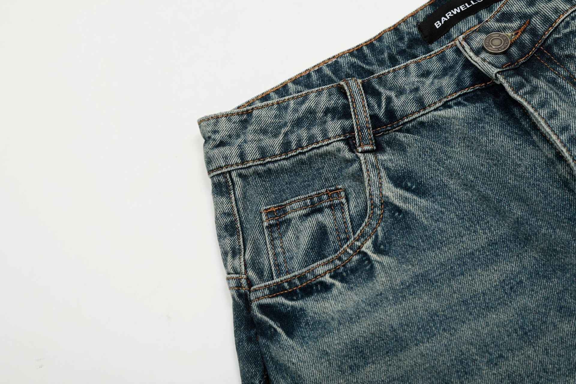 Blue Washed | Denim Shorts
