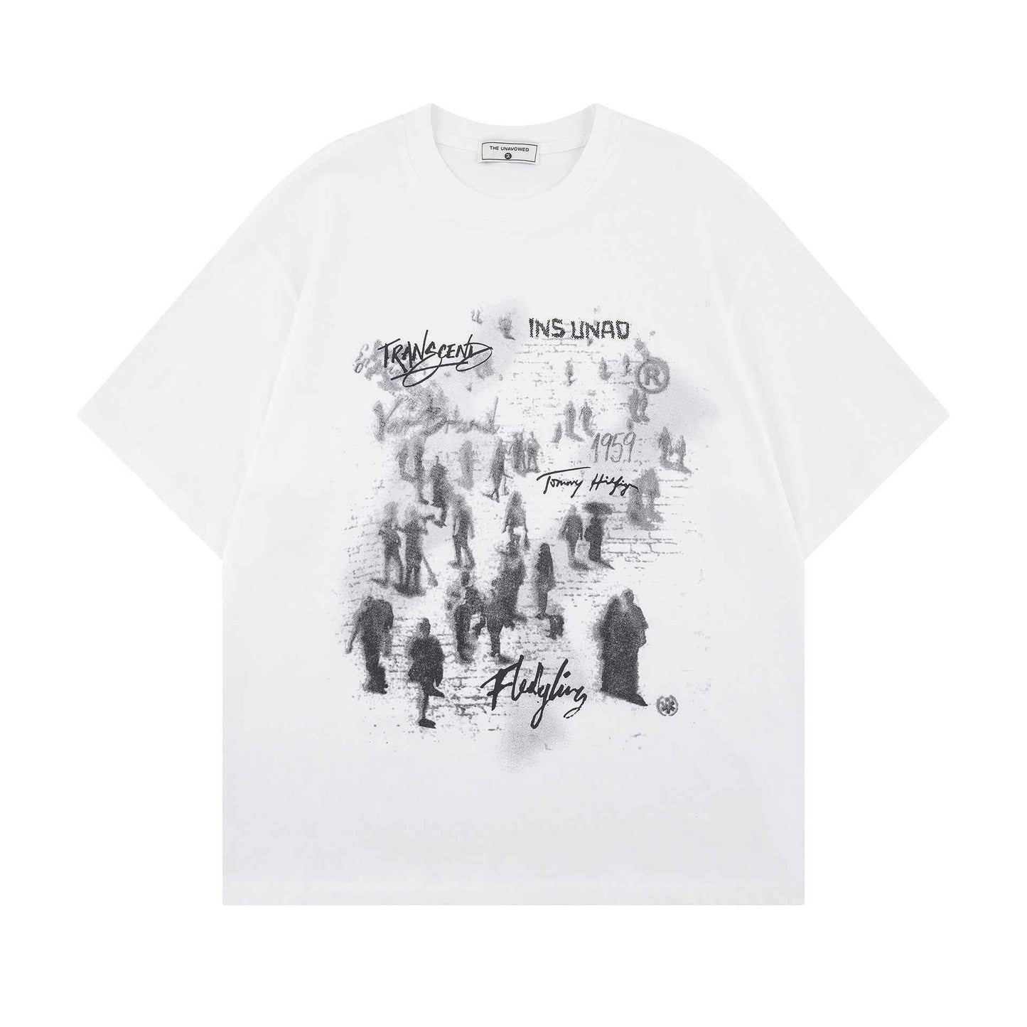 Crowd Print | Graffiti T-Shirt