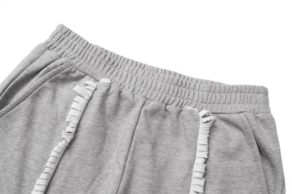 Spliced Button Patchwork Pants
