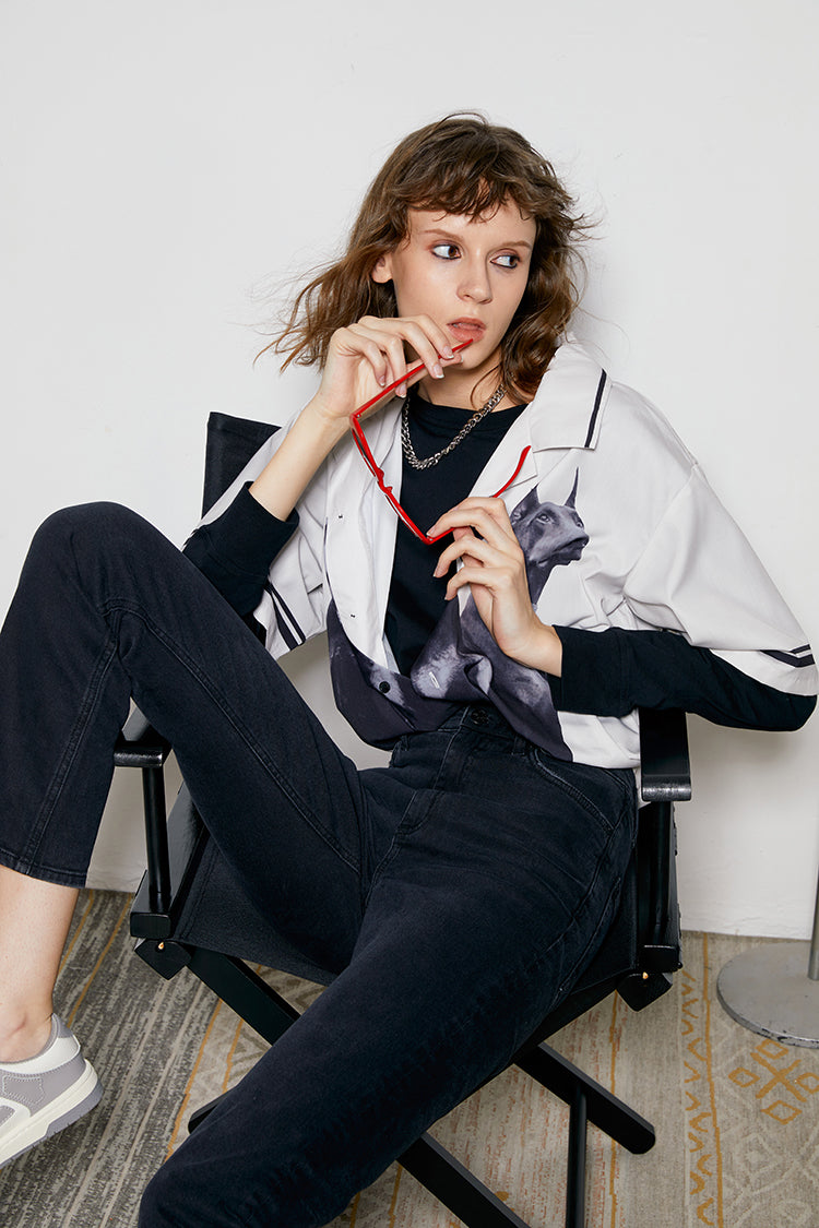 Activity Grrrl High Rise Kick Crop Jeans HJ017 - JUSTLUXURY