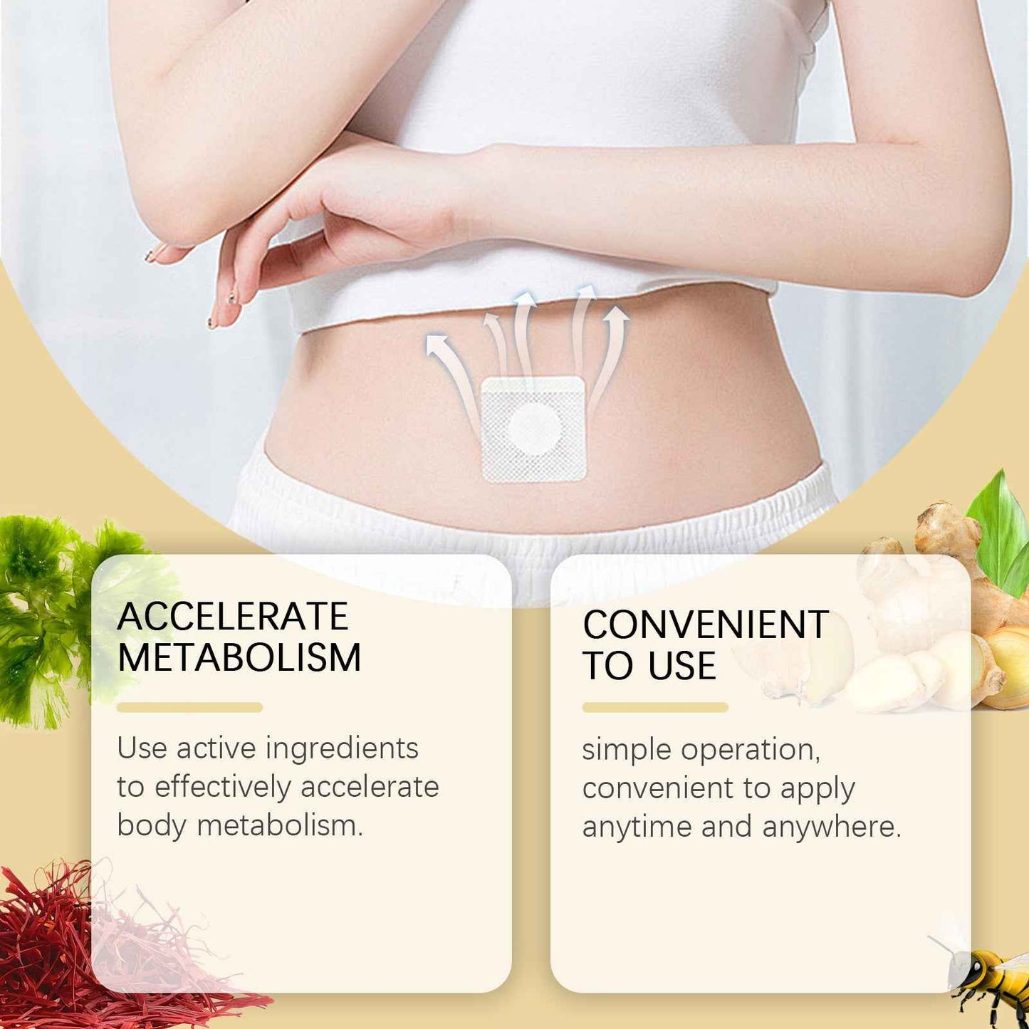 Wiyun Body Care Patch, Gentle Moisturizing Care For Lazy Skin Daily Body Care Patch