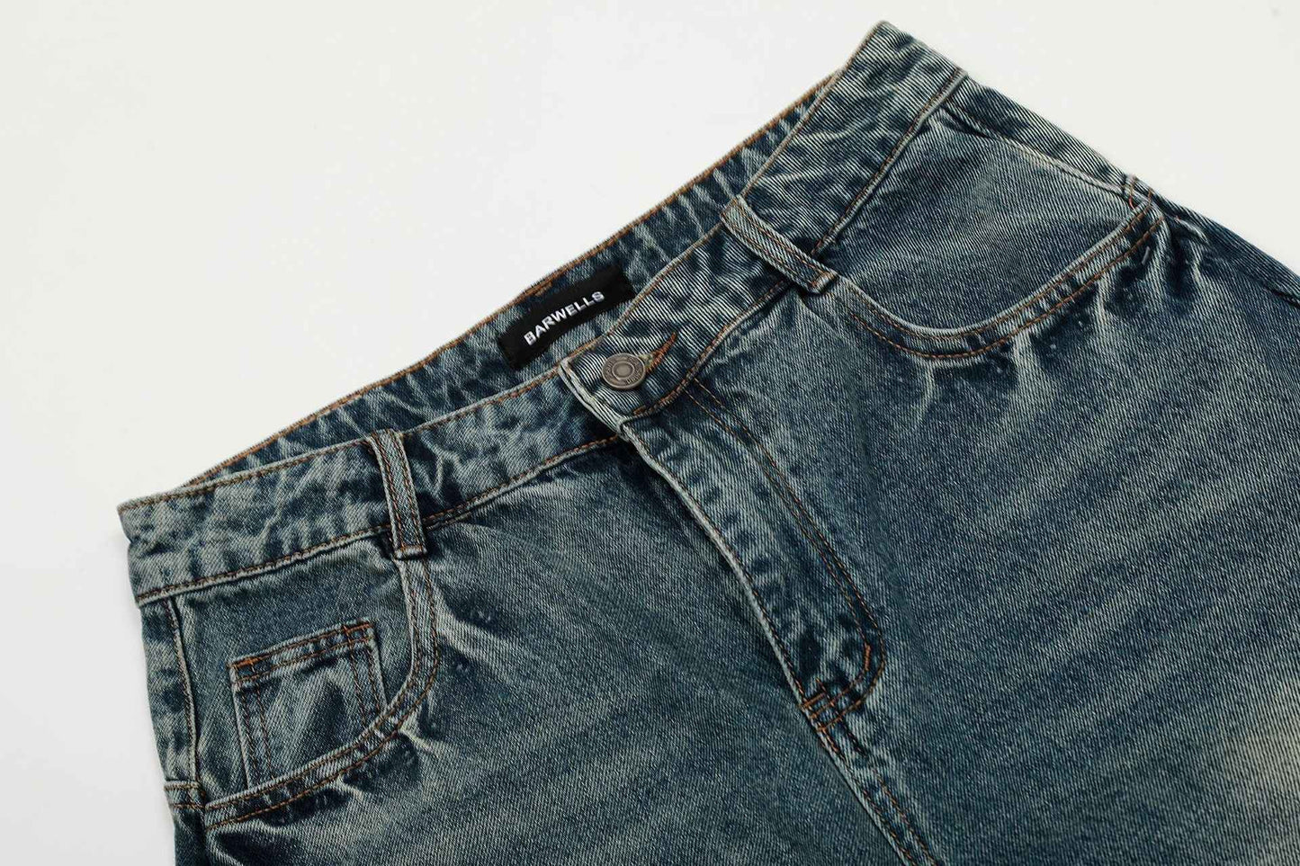 Blue Washed | Denim Shorts