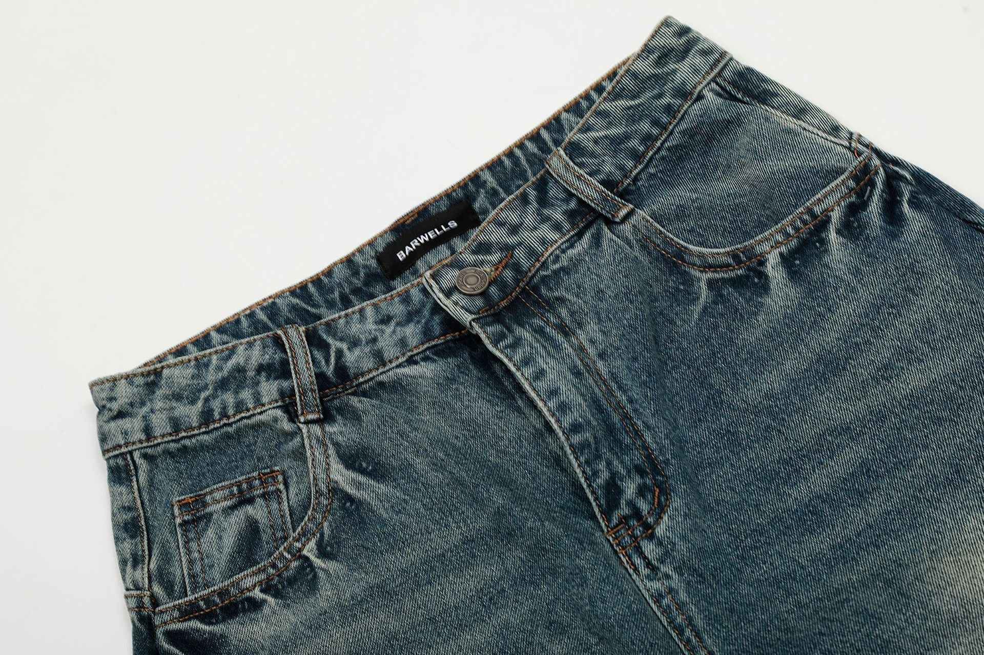 Blue Washed | Denim Shorts