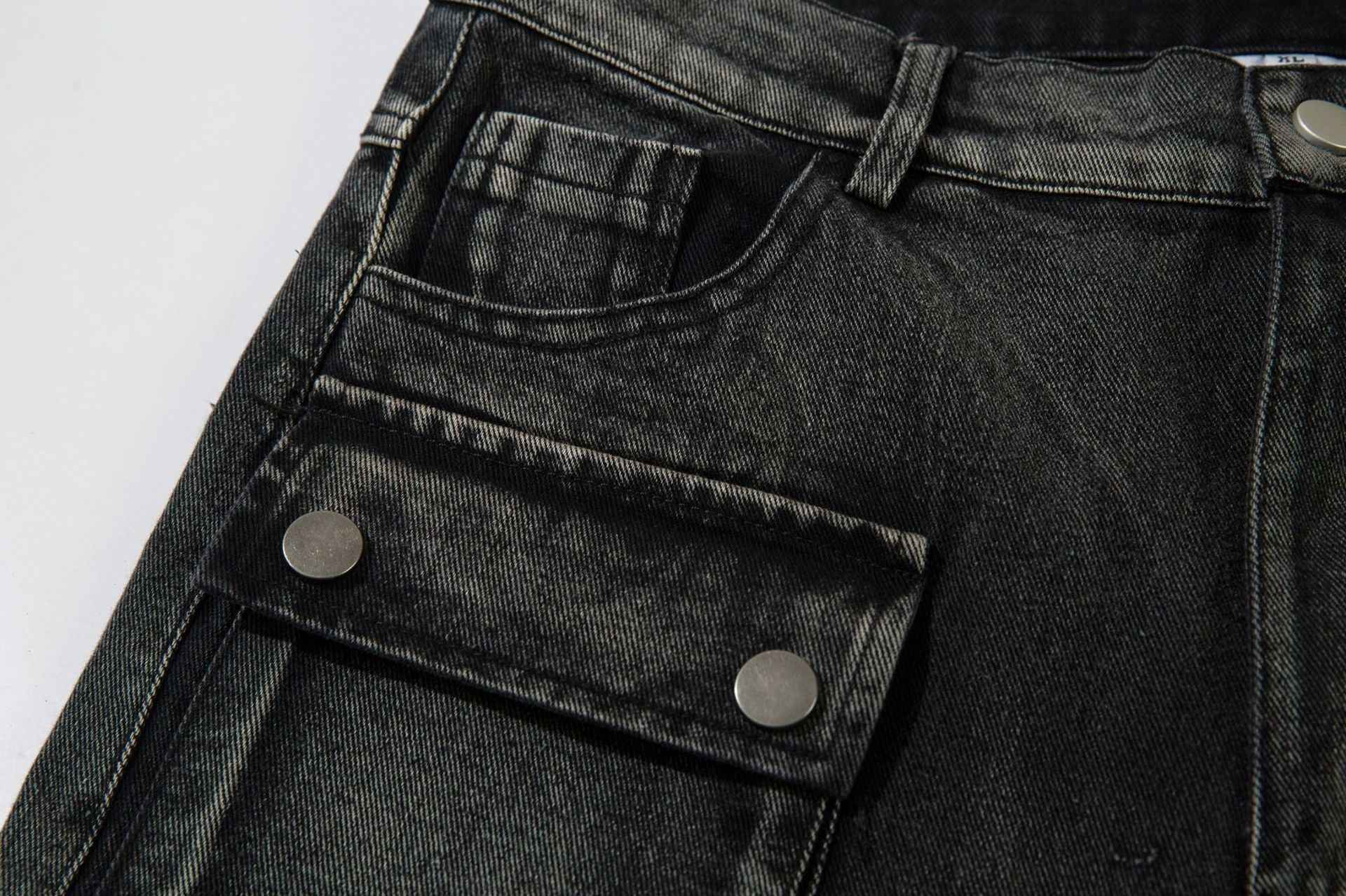Barbed Wire Print | Baggy Jeans