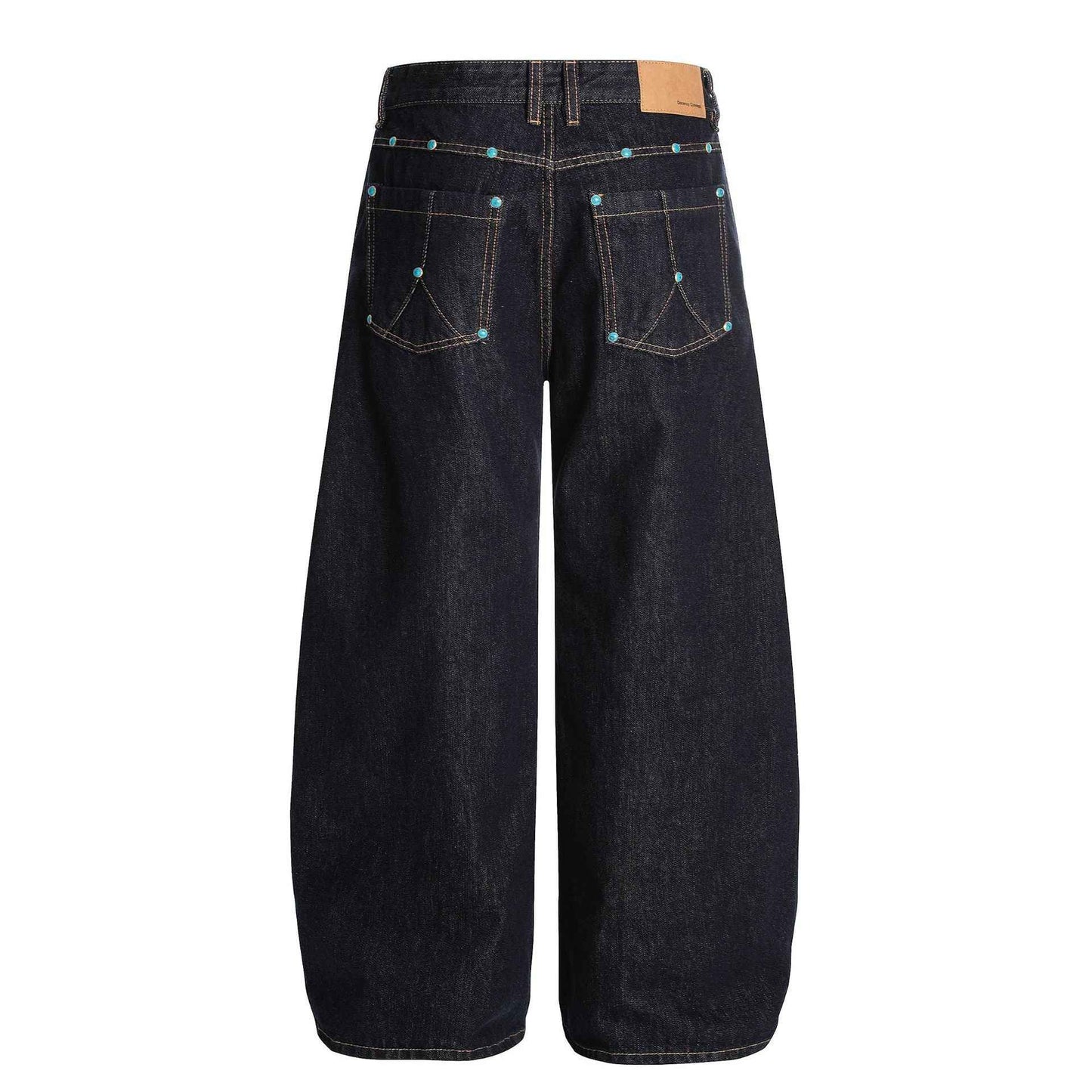 Baggy Barrel | Rivet Raw Jeans