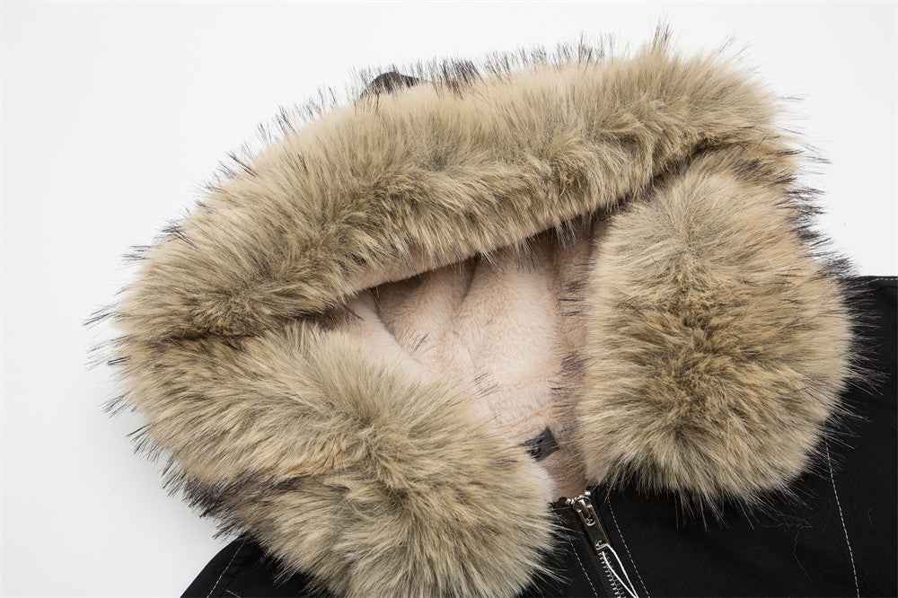 Faux Fur Lined | Hooded Puffer Jacket