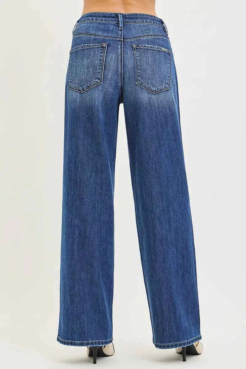 RISEN Slouchy Baggy Jeans with Pockets