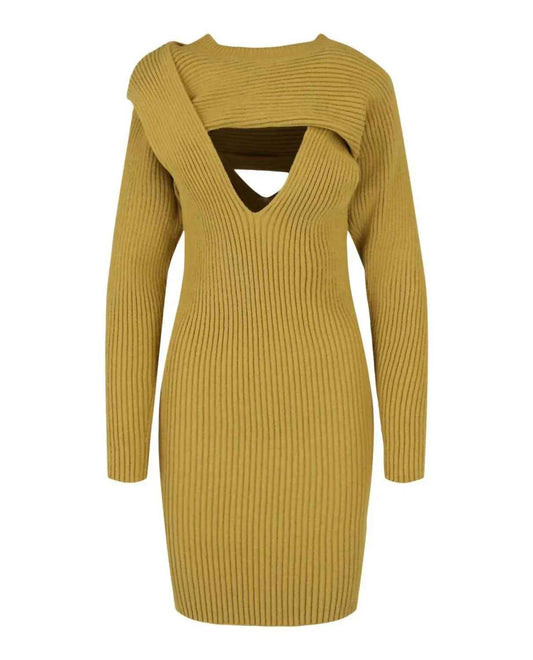 Women's Ribbed-knit Dress