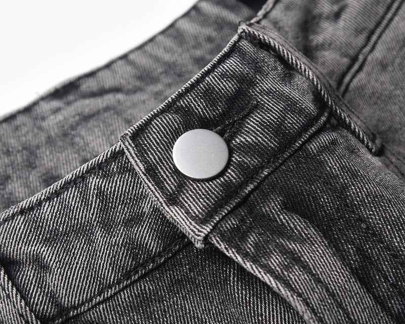 Starry Washed Rhinestone | Denim Shorts