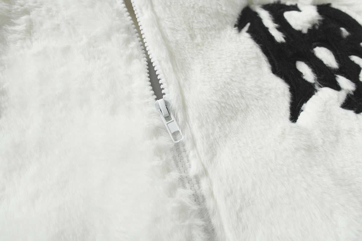 Streetwear Outerwear | Gothic Fur Jacket
