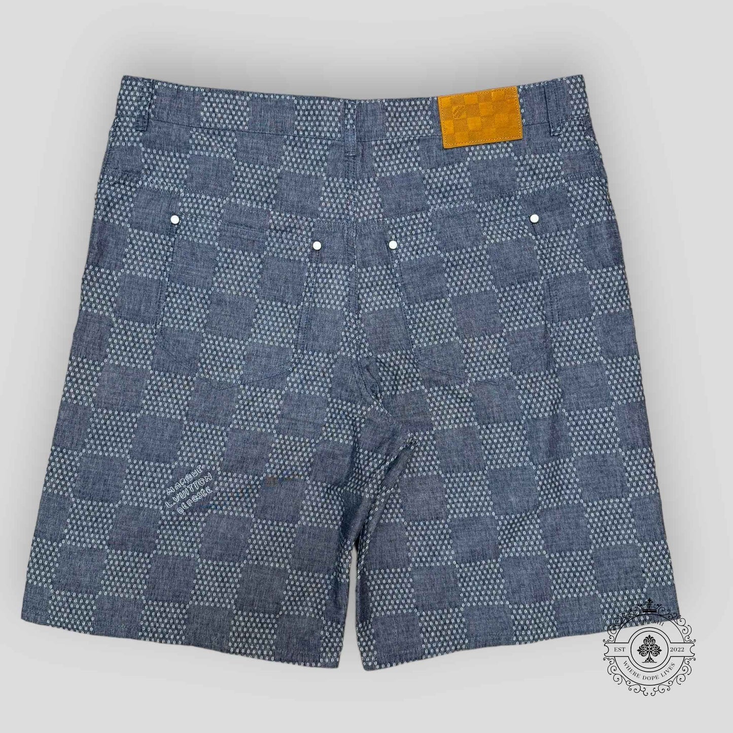 Louis Vuitton Damier Denim Chambray Shorts