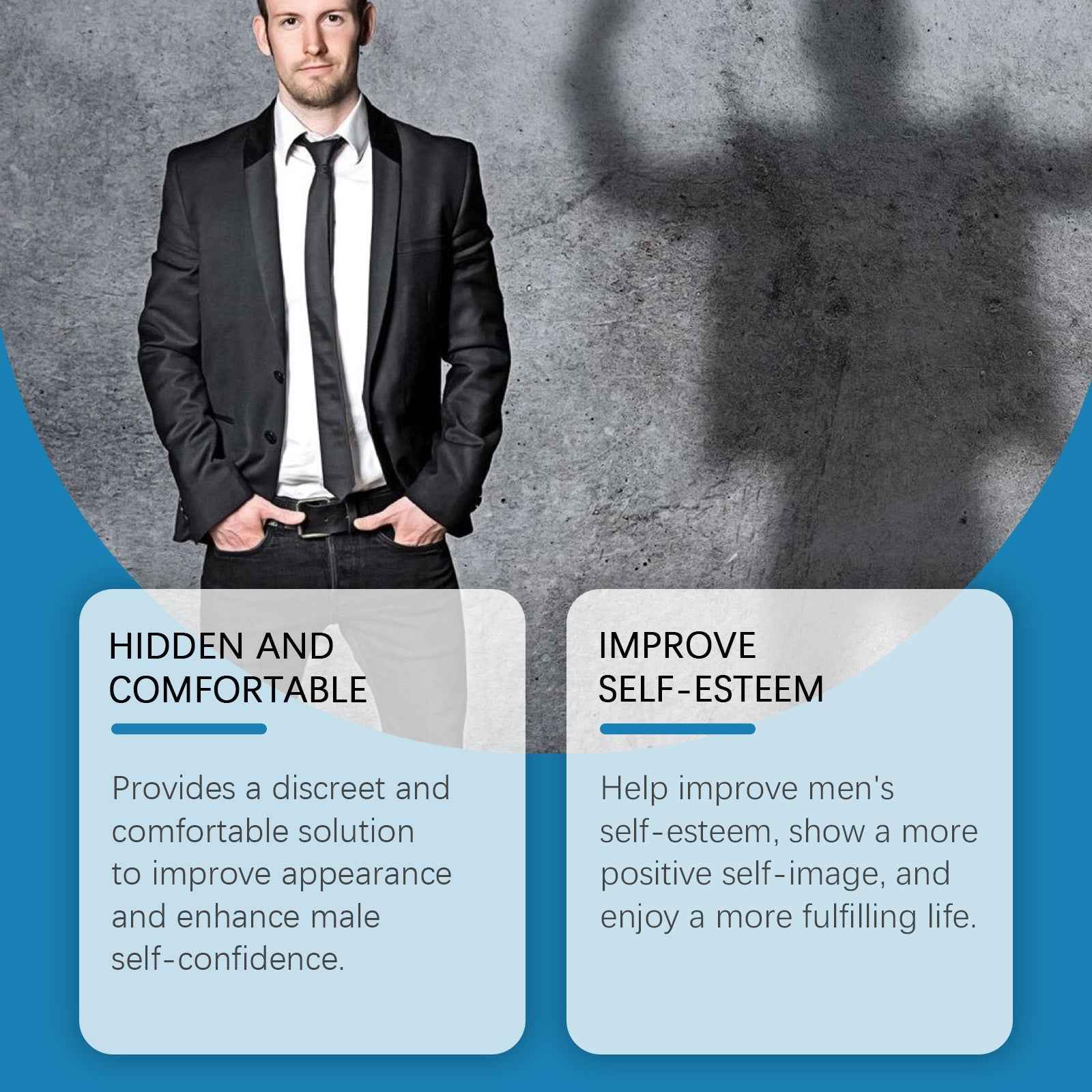 North Moon Men's Body Care Mat Men's Body Care Mat Breathable Anti-Wear Comfortable Material