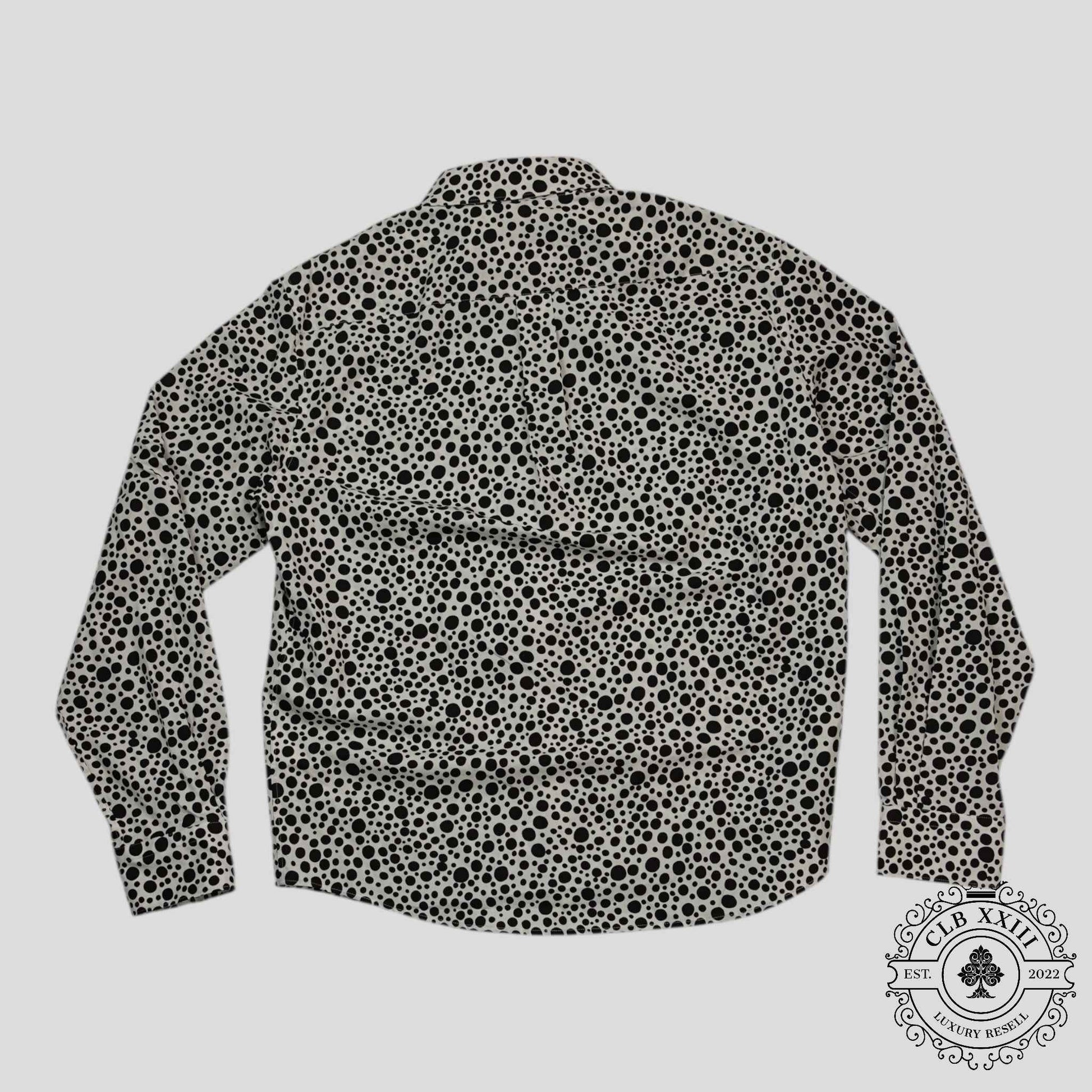 Louis Vuitton Infinity Dots Zipped Shirt in White