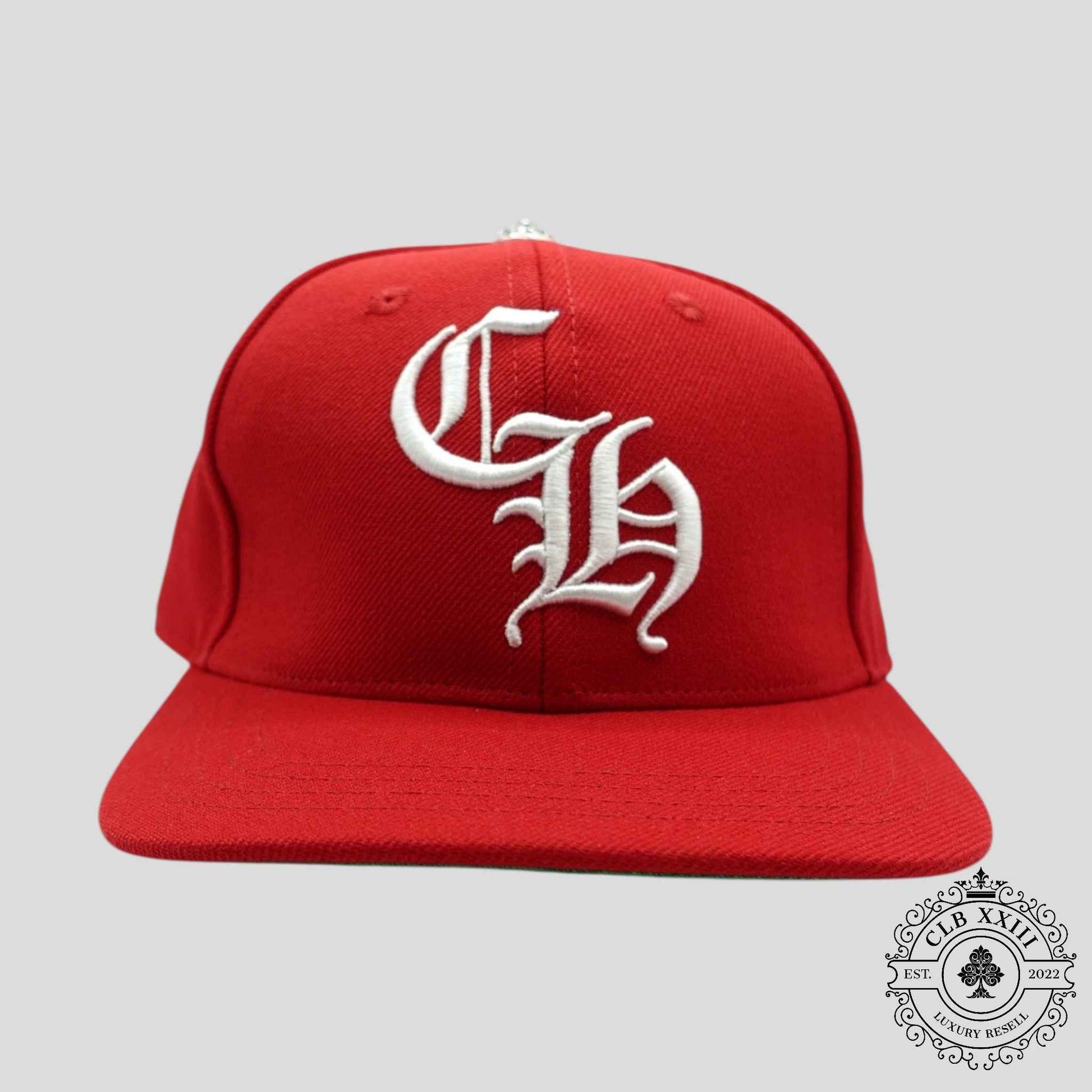 Chrome Hearts CH Embroidered Hat in Red