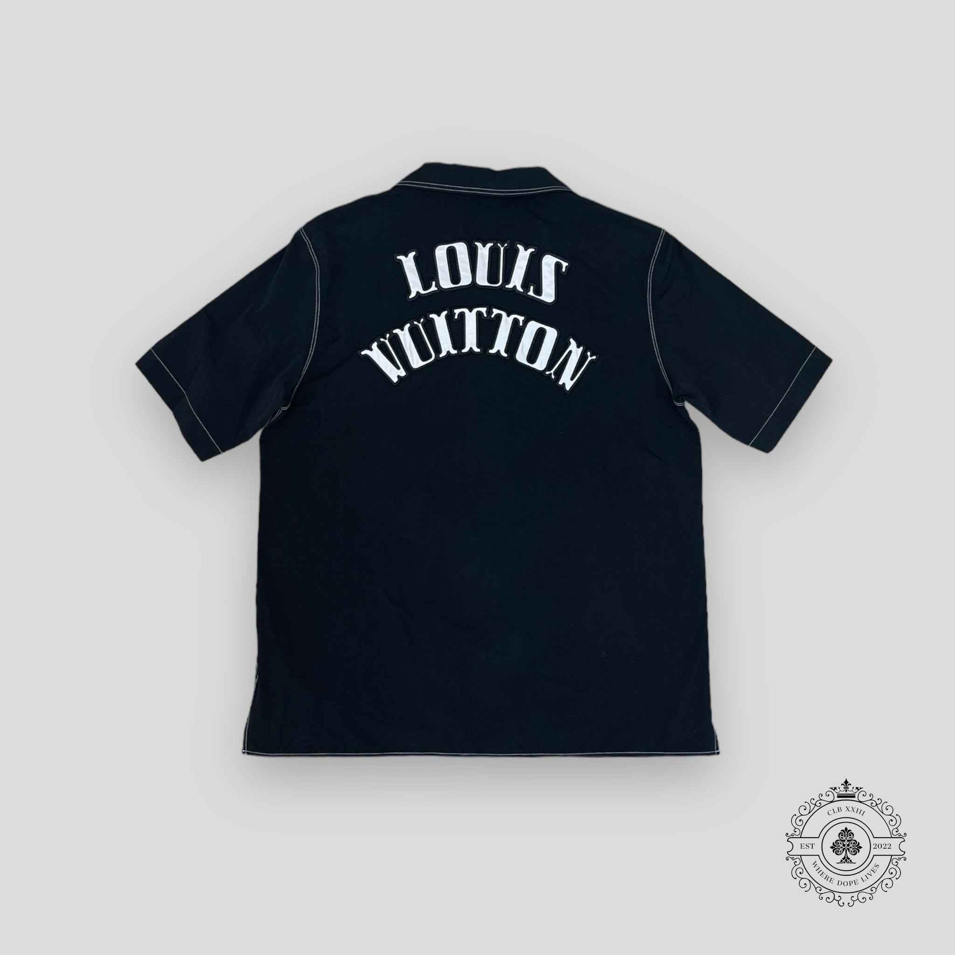 Louis Vuitton Embroidered Short-Sleeved Shirt