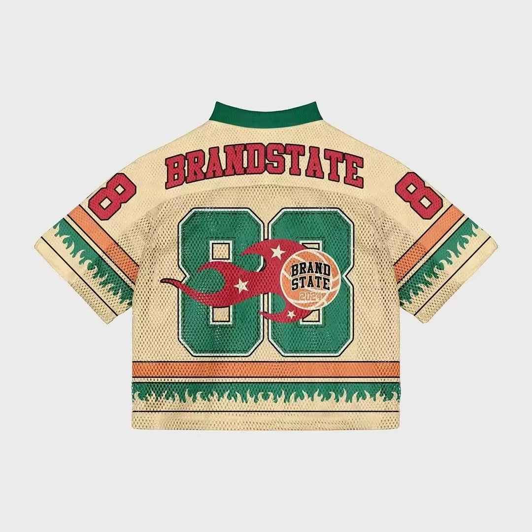 Unisex Mesh Football Jersey | Graphic Print