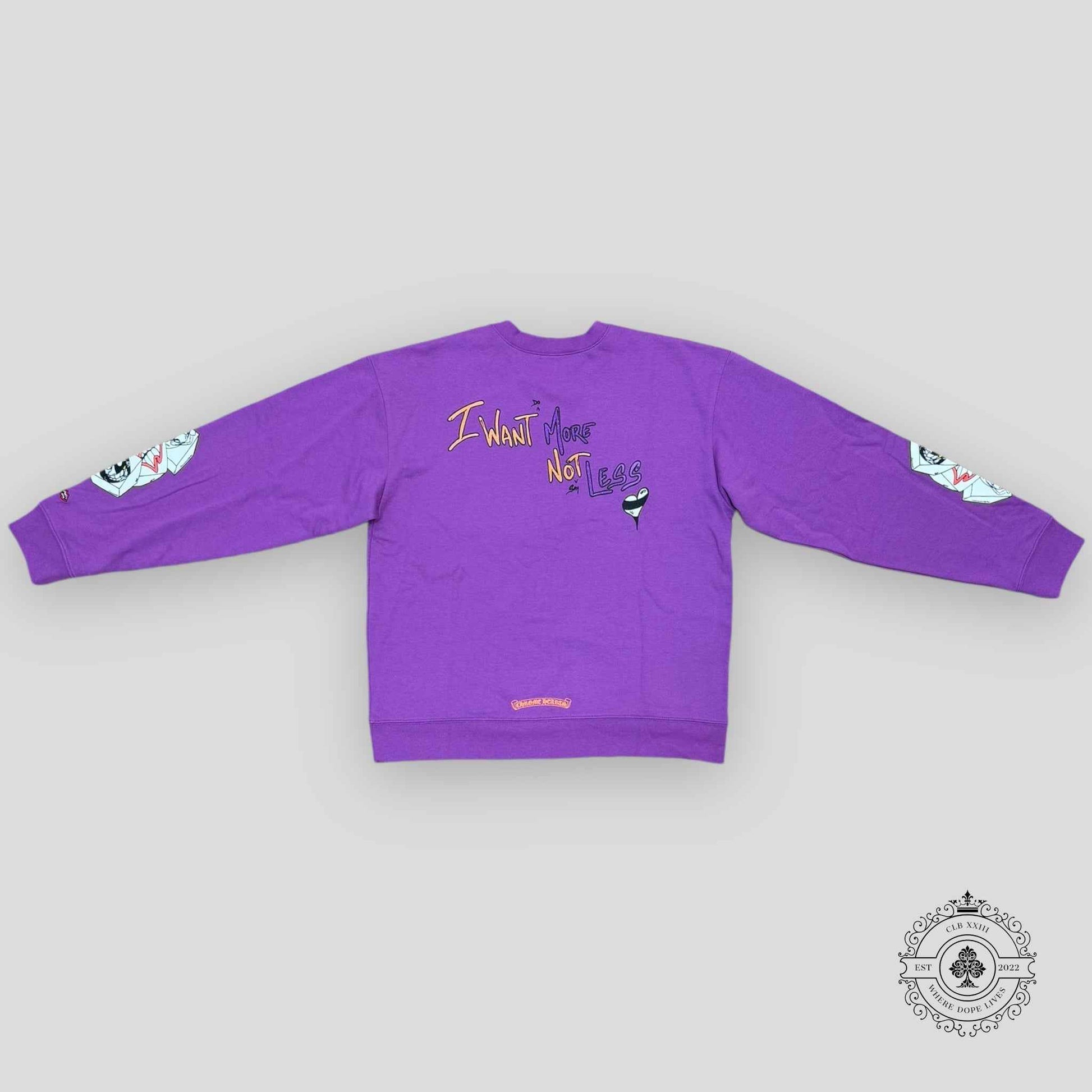 Chrome Hearts Matty Boy An That's That Crewneck in Purple