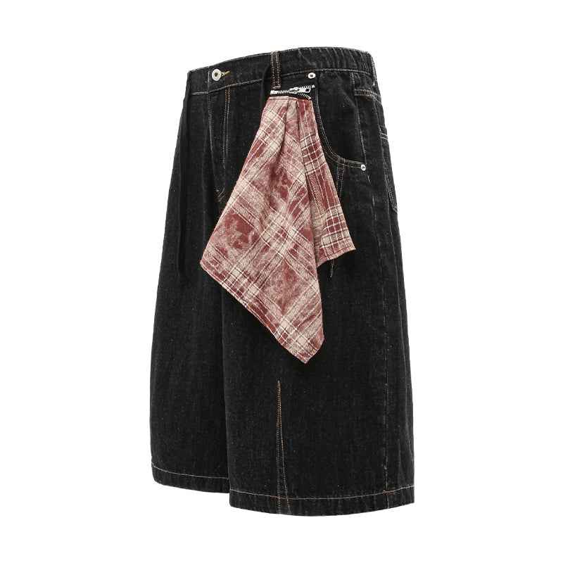 Bandana Detail | Denim Shorts
