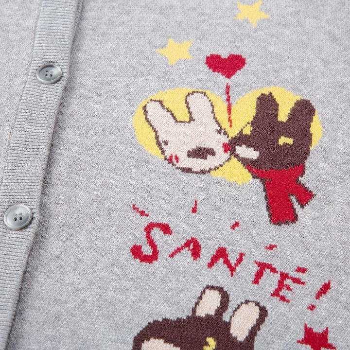 Whimsical Bear Cardigan Sweater