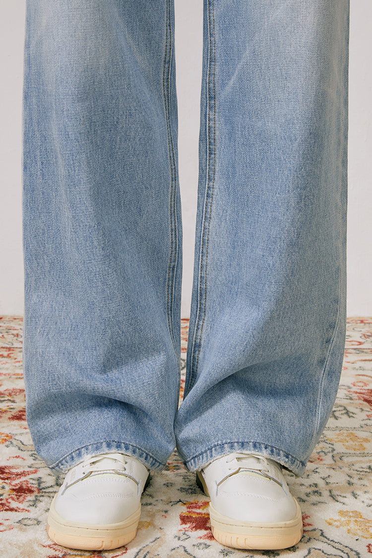 Coney Island Whitefish High Rise Wide Jeans HJ007 - JUSTLUXURY