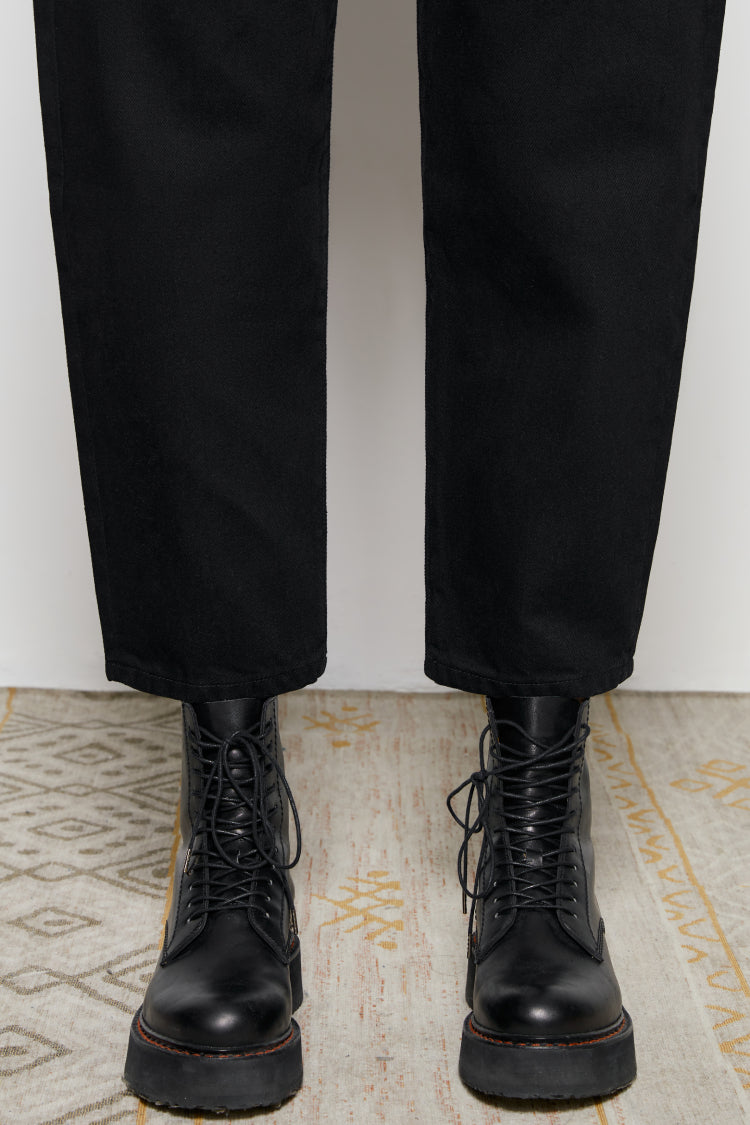 Queens Of Noise High Rise Barrel Jeans HJ026 [FINAL SALE] - JUSTLUXURY