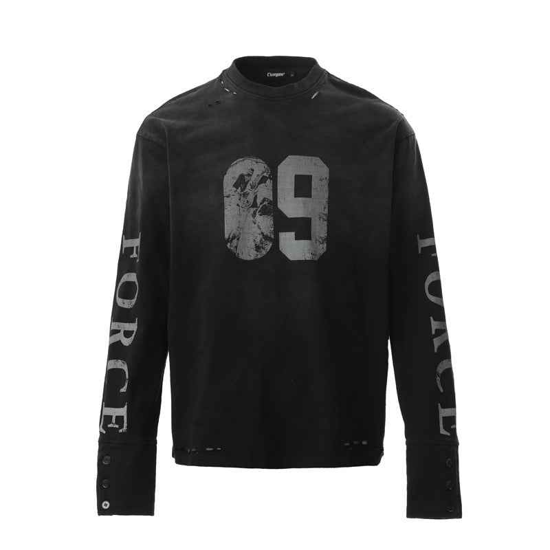 09 | Distressed Long Sleeve T-Shirt