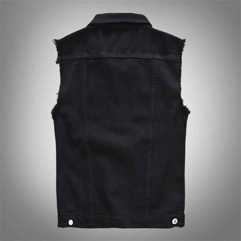 Biker Denim Vest