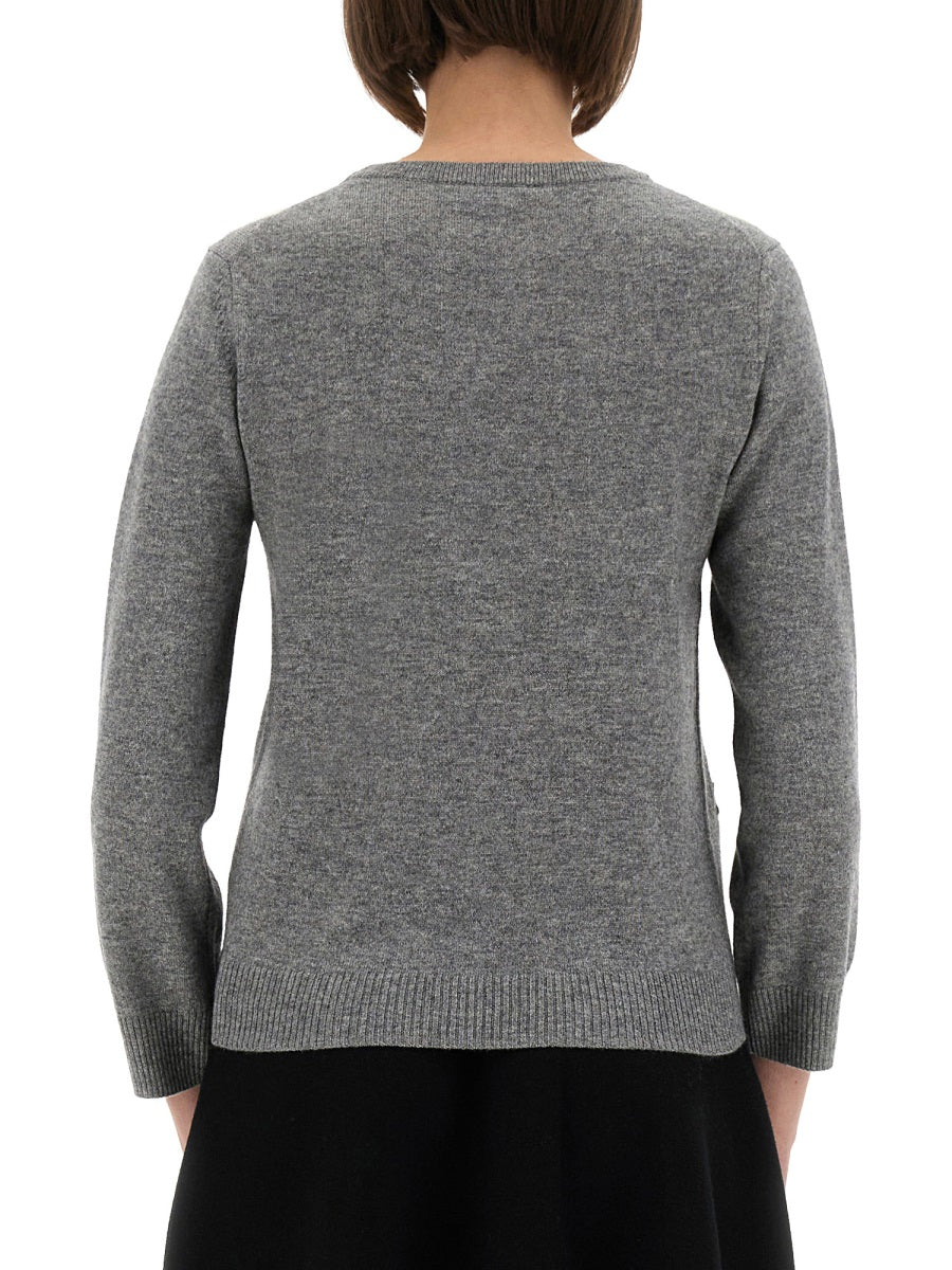 Ganni Women Jacquard Cashmere Cardigan