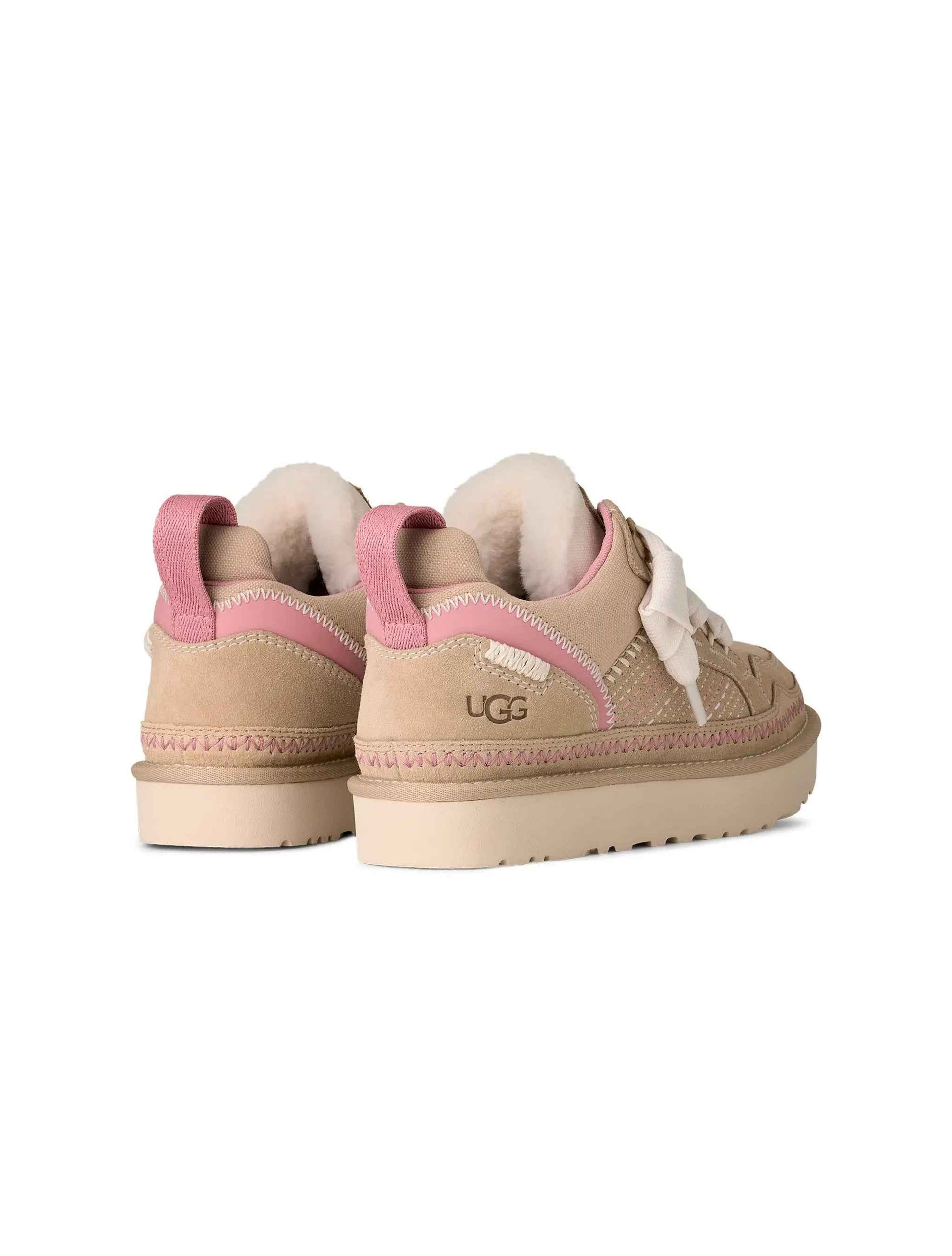 UGG Womens Lowmel Meadow Sneaker - Sand Castle