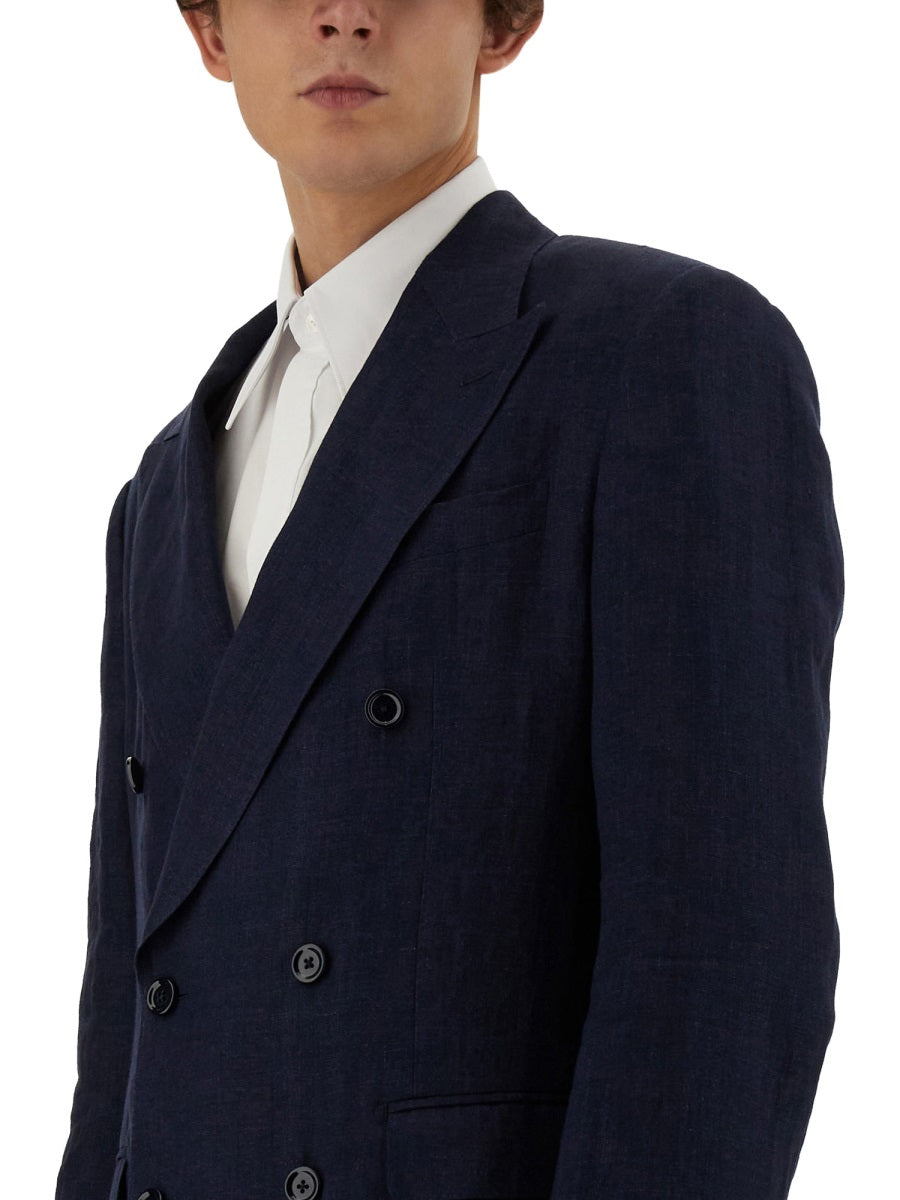 Dolce & Gabbana Men Double-Breasted Jacket