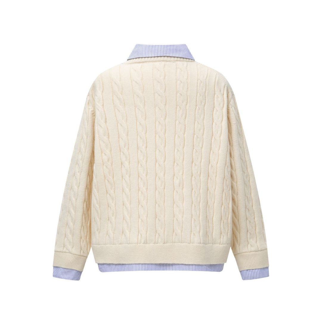 Varsity Prep Layered Sweater