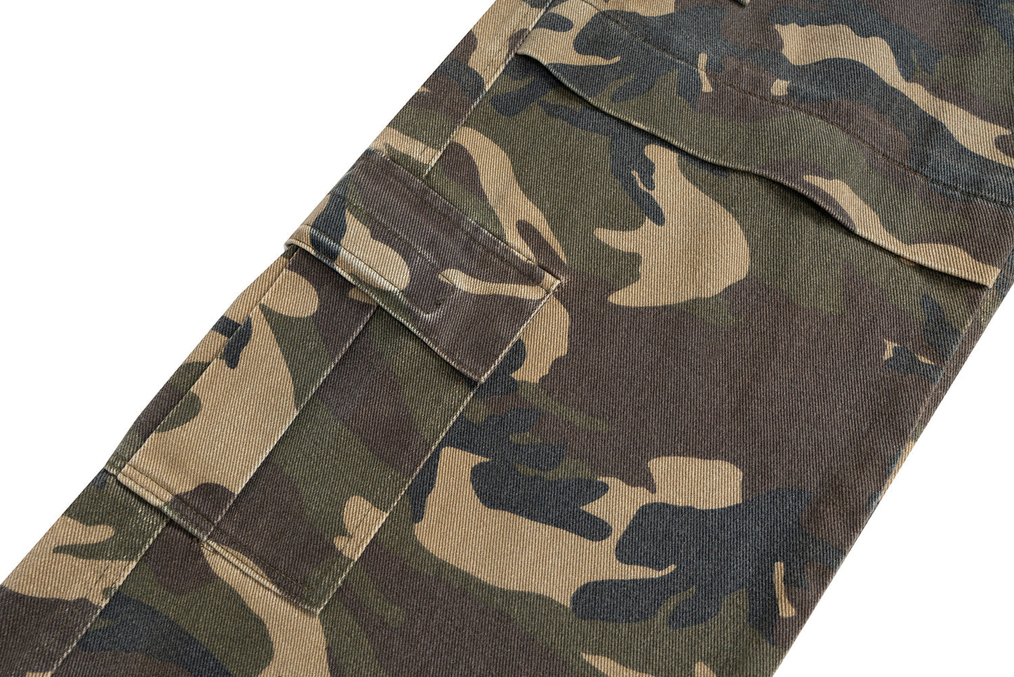 Deconstructed Denim Camo | Layered Jeans