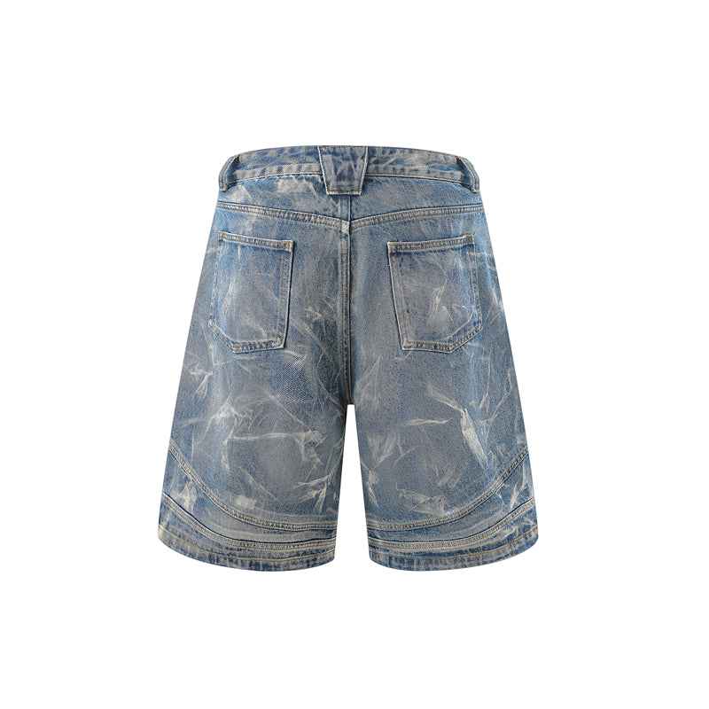Washed Distressed | Denim Shorts