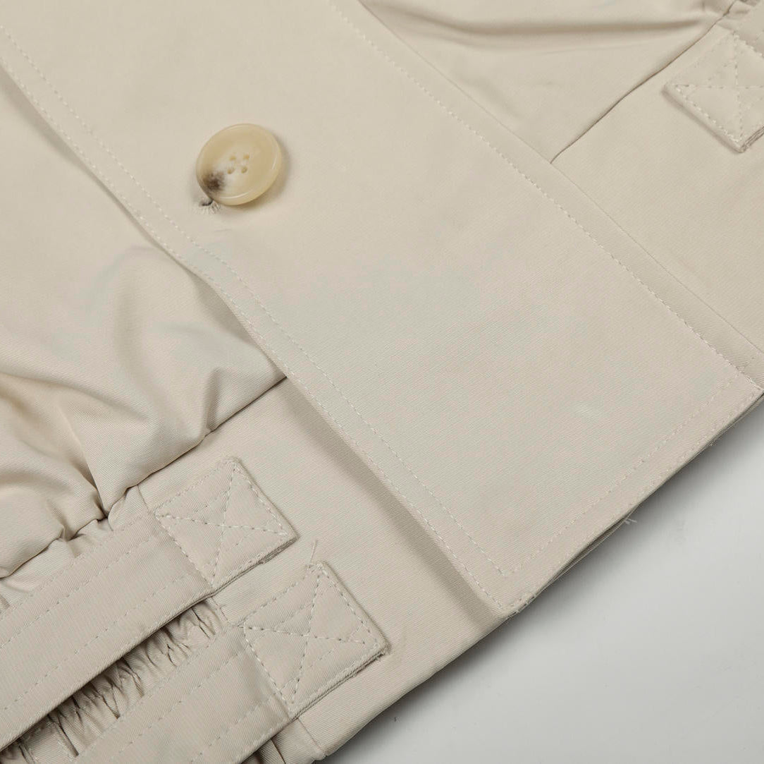 Strapline High-Neck Utility Jacket
