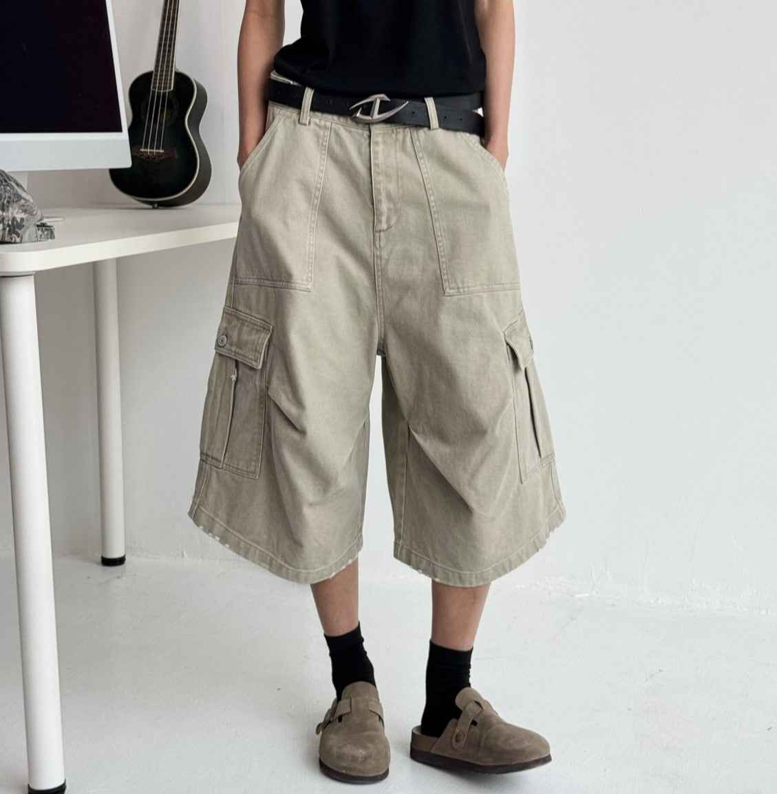 Adjustable Waist | Cargo Shorts