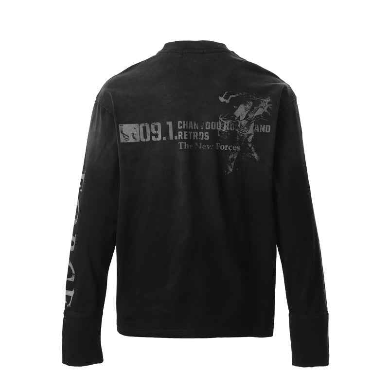 09 | Distressed Long Sleeve T-Shirt