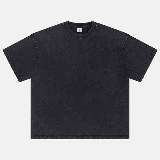 Washed Edge Distressed | Basic T-Shirt