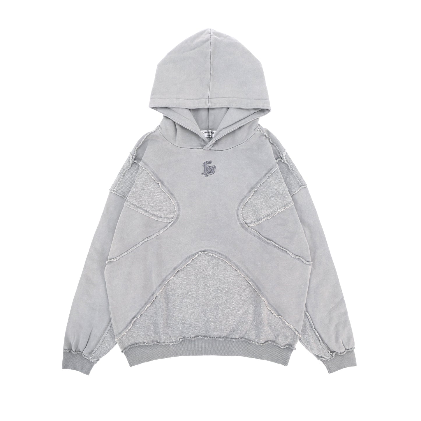 Washed Hoodie | Panelled Streetwear Pullover