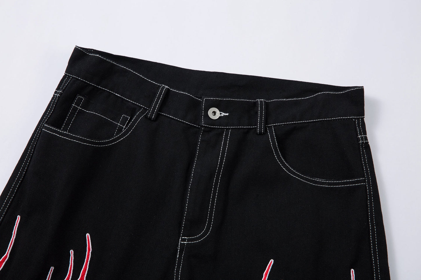 Flame Graphic | Baggy Jeans