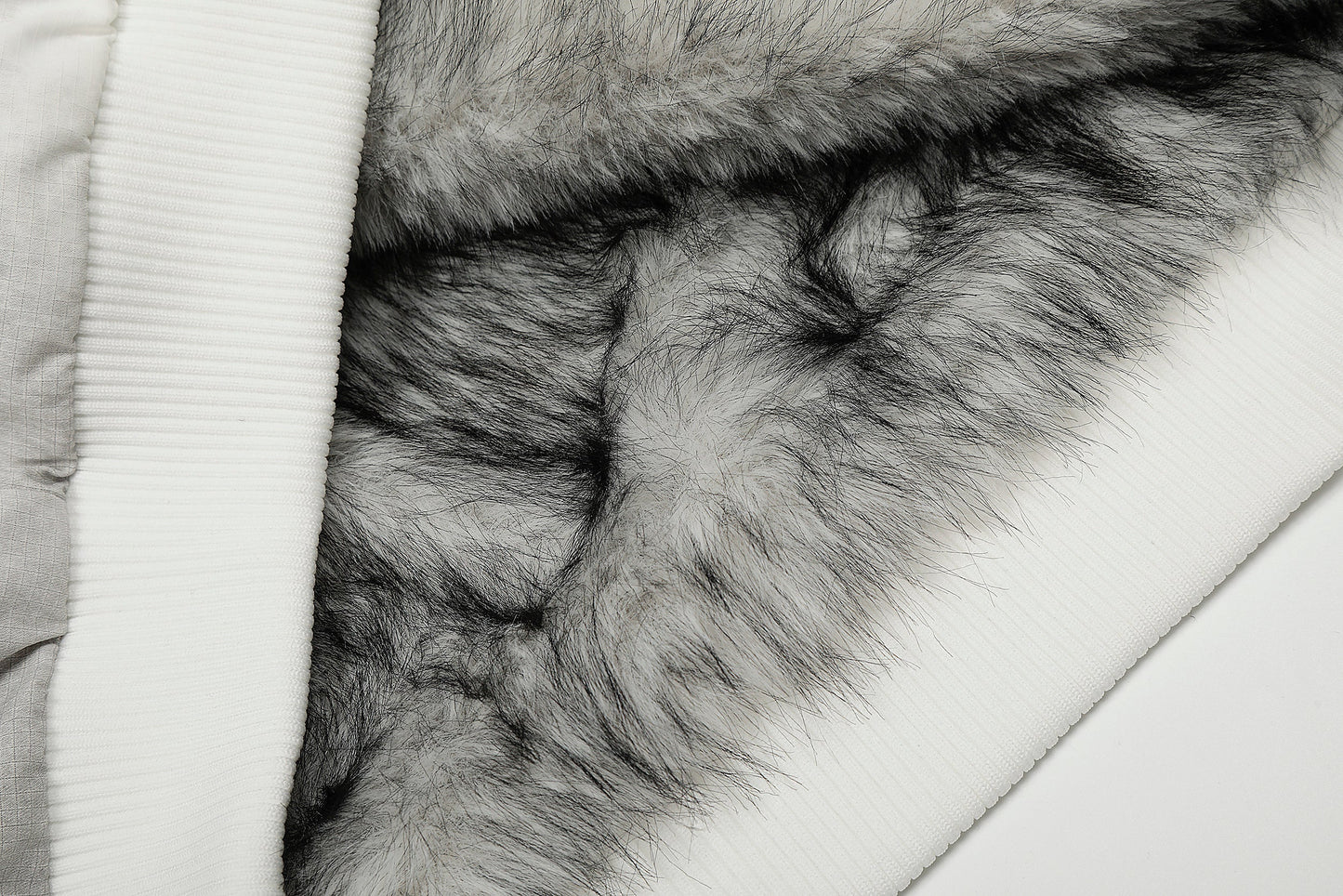 Faux-Fur Panel | Asymmetric Winter Jacket