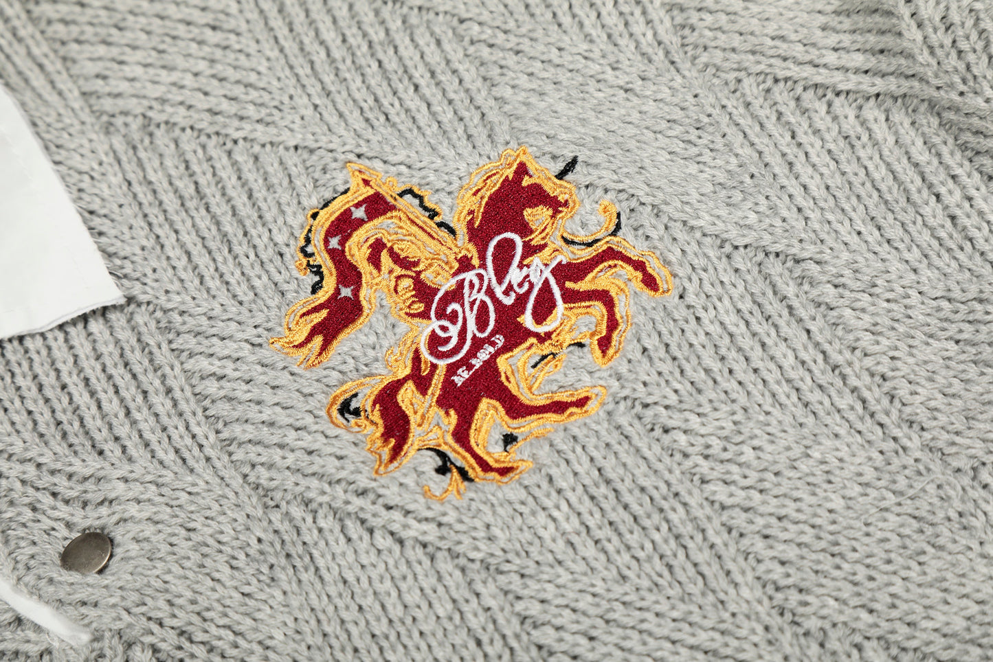 Academy Embroidered | Knit Polo Shirt