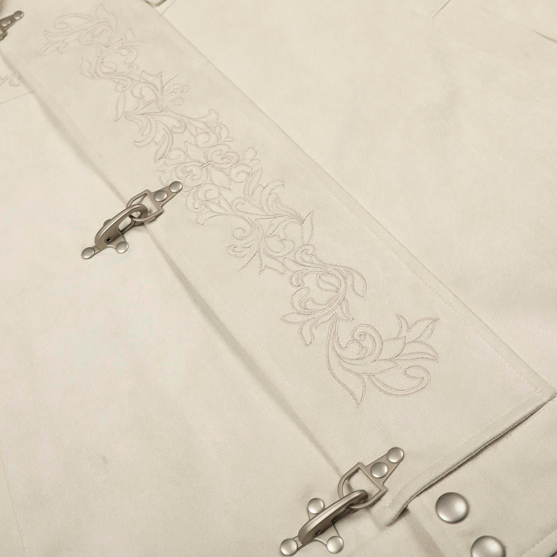 Ironveil Embroidered Toggle Jacket