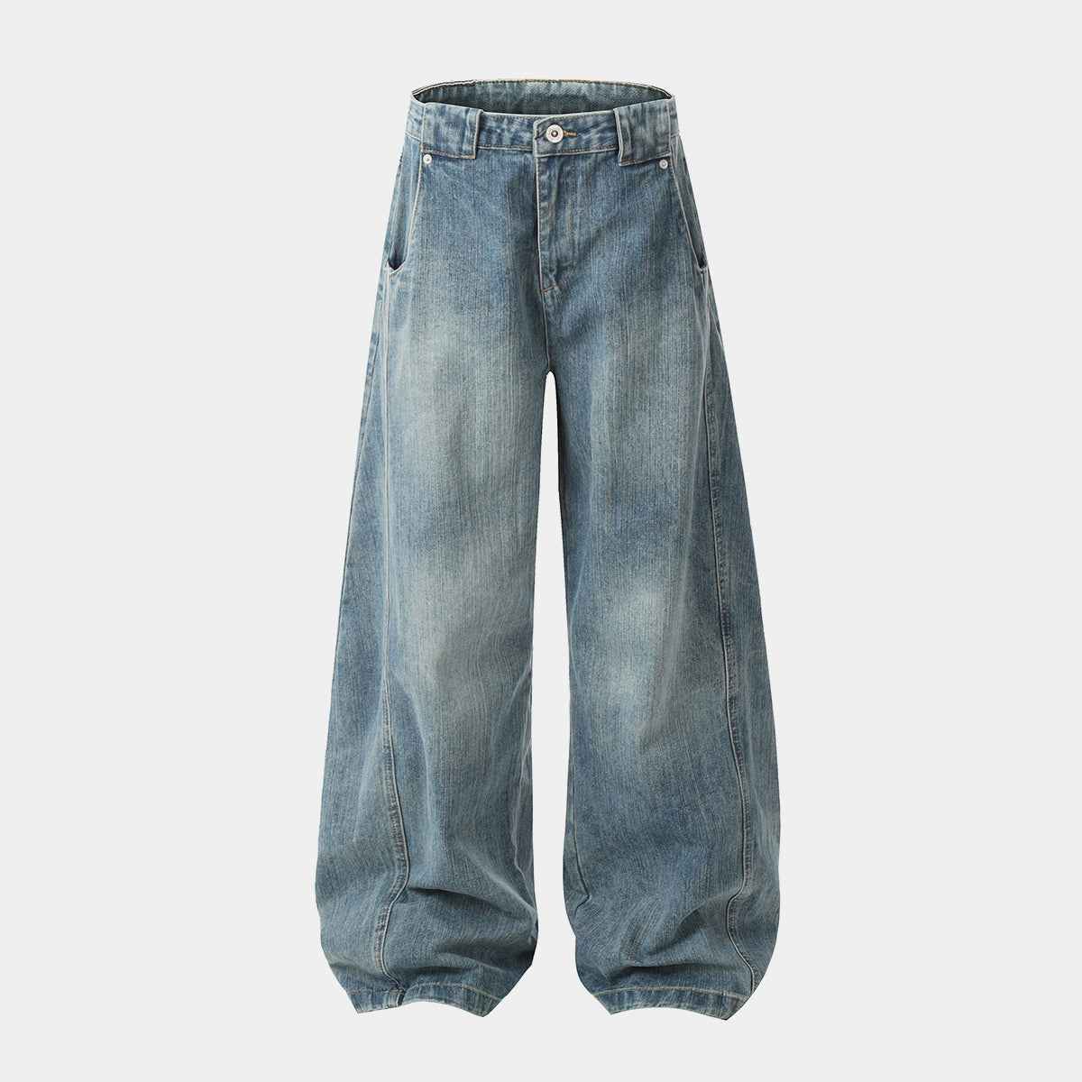 Washed Wide Leg | Vintage Denim Jeans