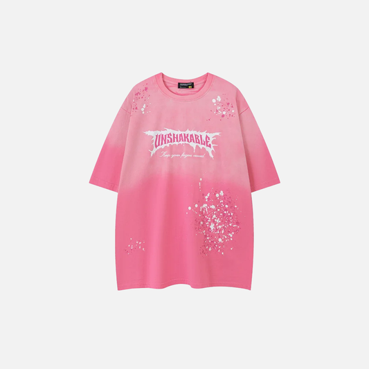 Graffiti Letter Hip Hop Cotton T-Shirt - Unisex Oversized Streetwear Graphic Tee - Luxuryurbanwear