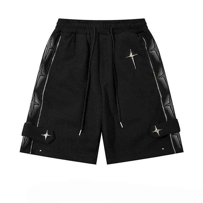 Star | Zip Up Shorts