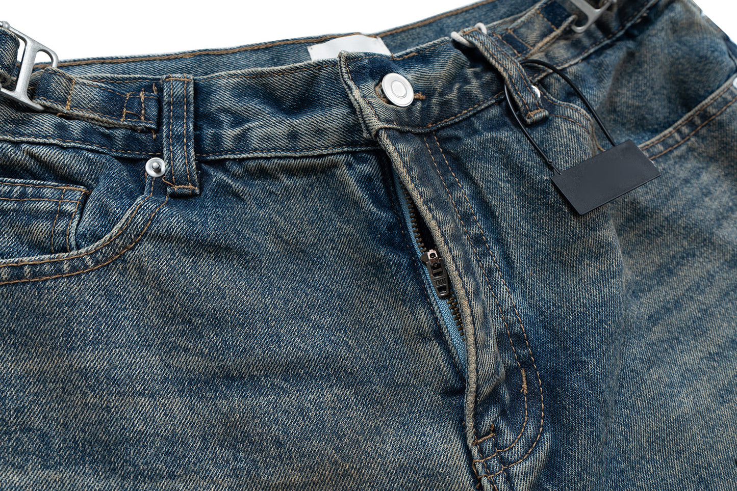 Deconstructed Denim Camo | Layered Jeans