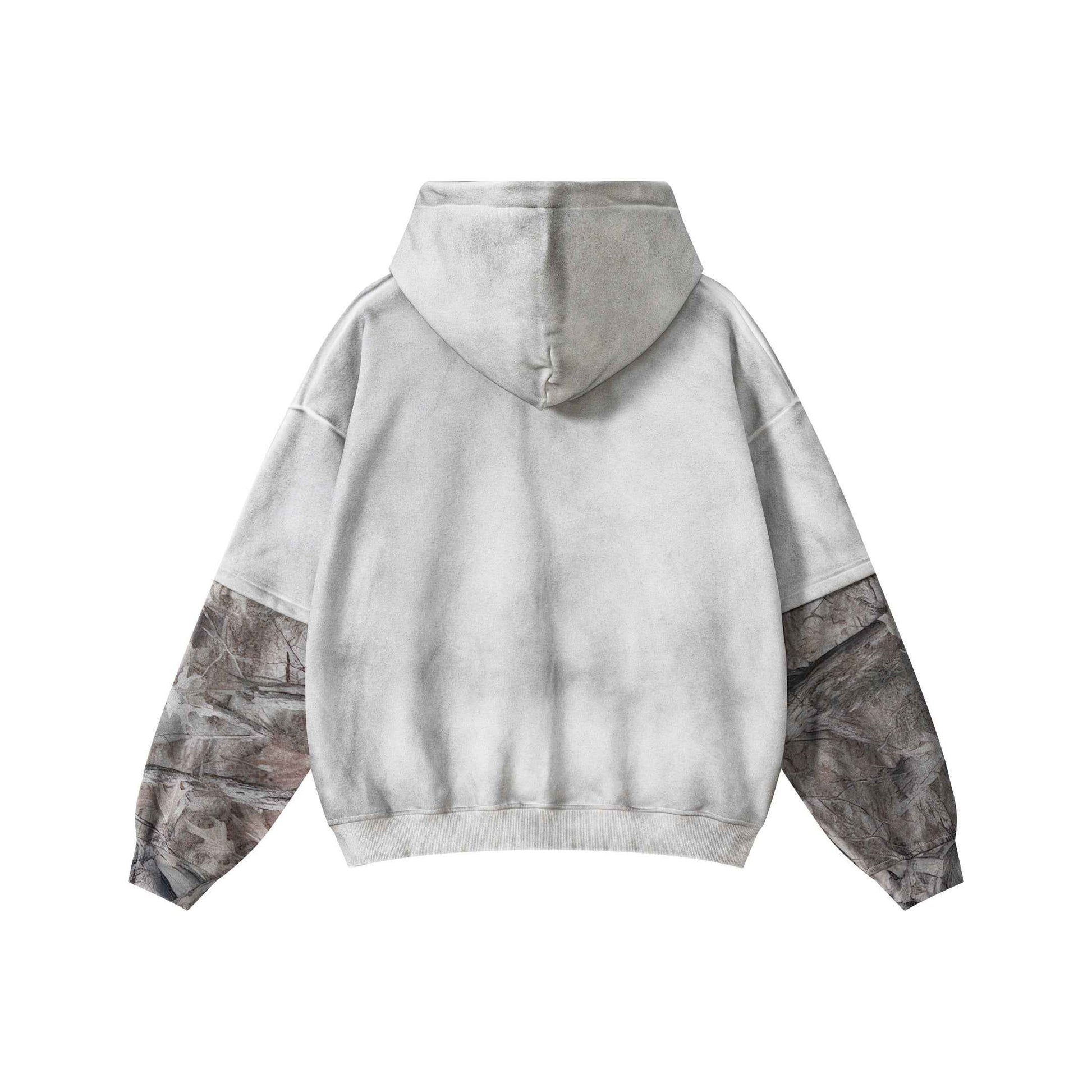 Frosted Camo Sleeve | Oversized Hoodie