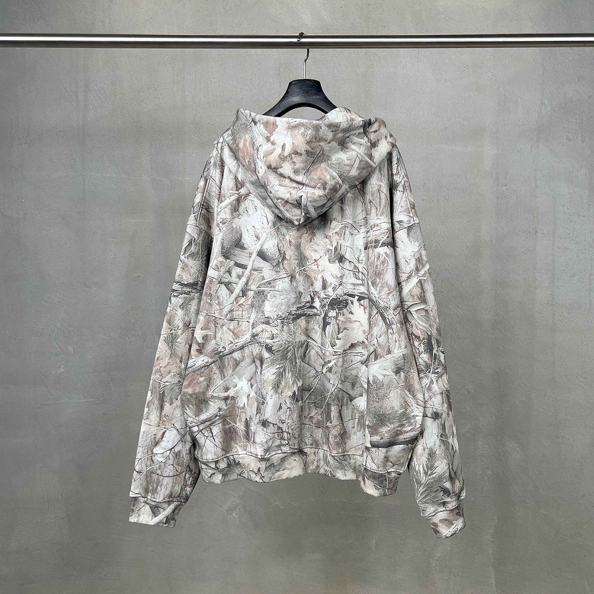 Forest Camo | Oversized Zip-Up Hoodie